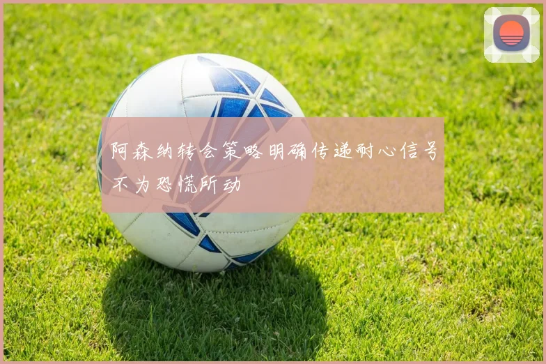 阿森纳转会策略明确传递耐心信号不为恐慌所动